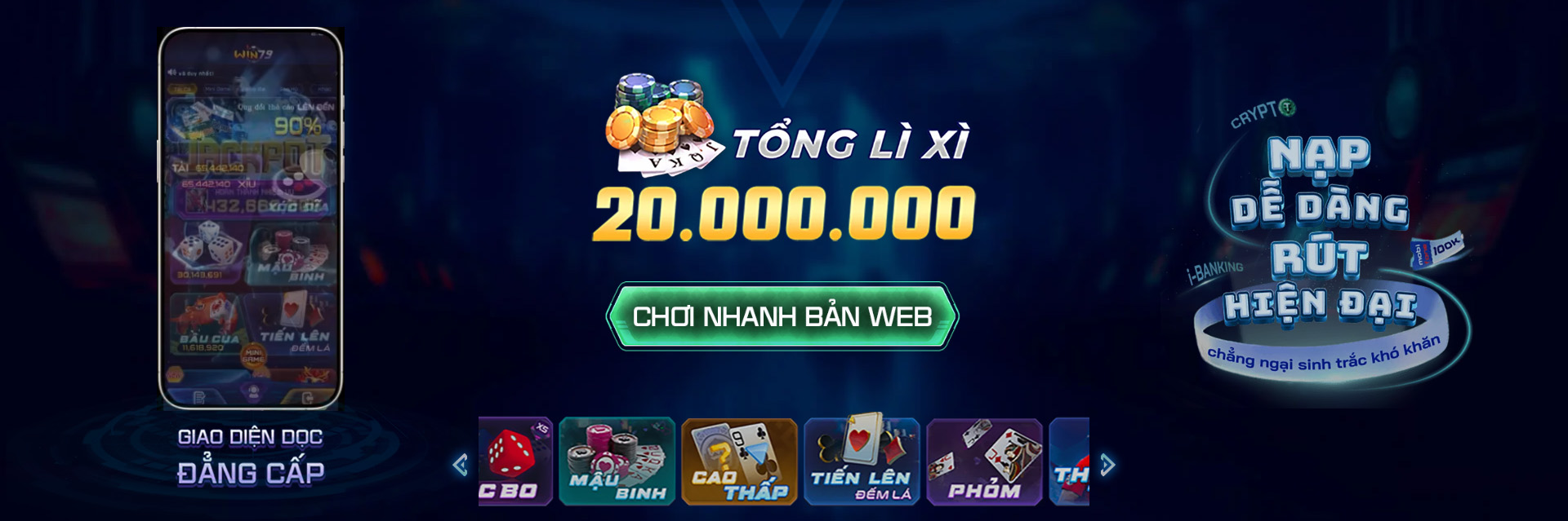 Link Tải Win79 Chính Thức - Game Bài Đổi Thưởng Uy Tín #1 7 win79 banner